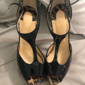 Christian Louboutin T-strap heels